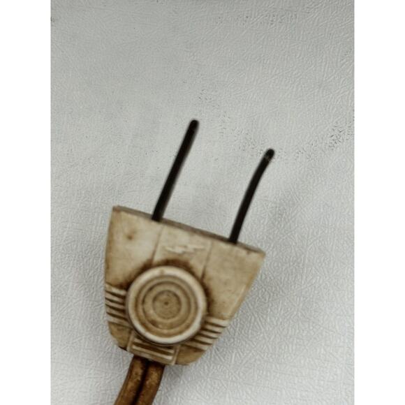 Antique 19" GWTW Hurricane Converted Brass Oil Lamp W/Prisms Porcelain Glass - Picture 7 of 16